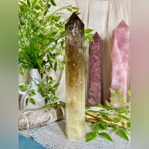 1361 Large Smoky Quartz Crystal Tower